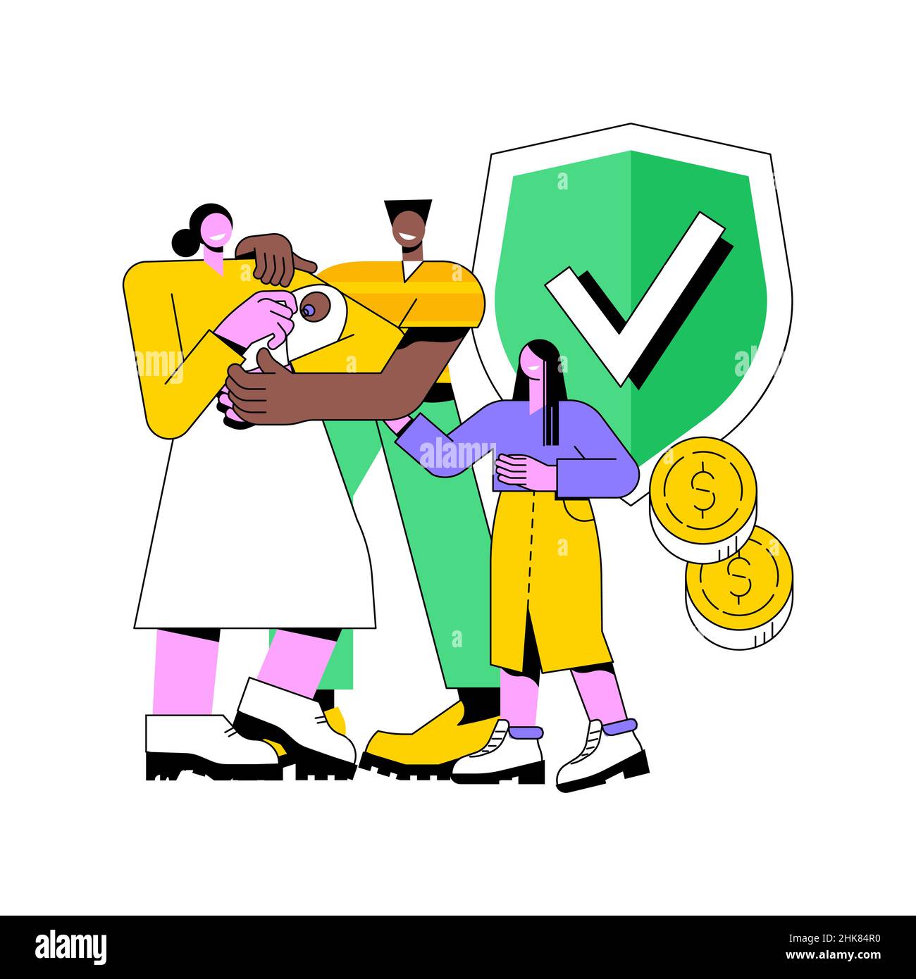 Disabled benefit Stock Vector Images Alamy