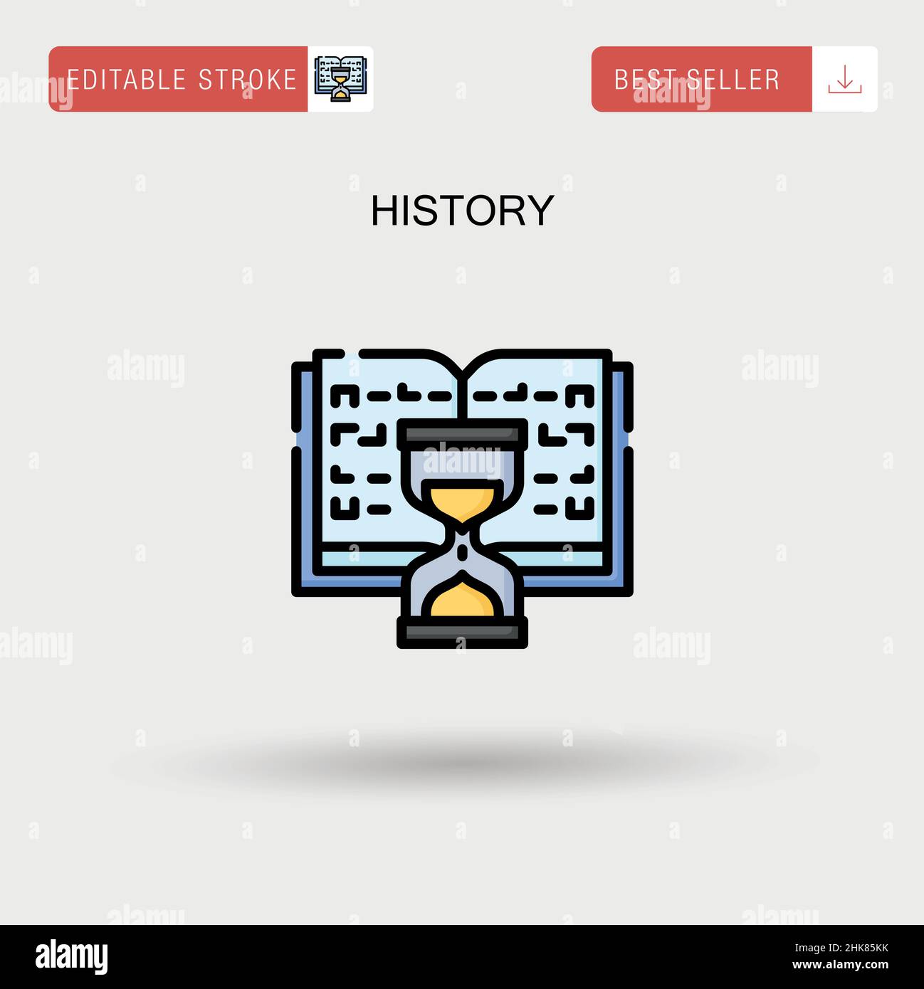 History Simple vector icon Stock Vector Image & Art Alamy