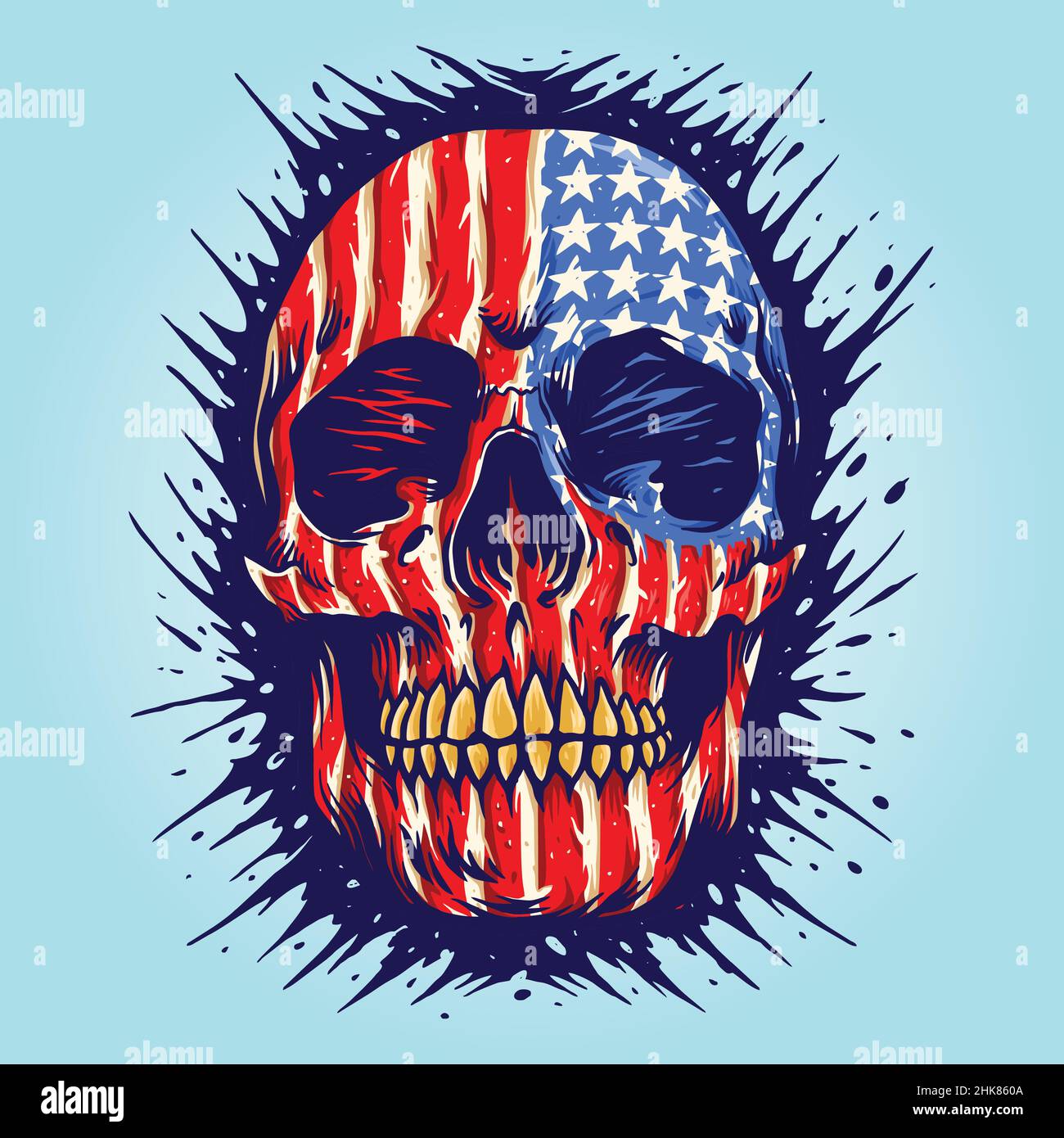 American flag cheap shirt decal