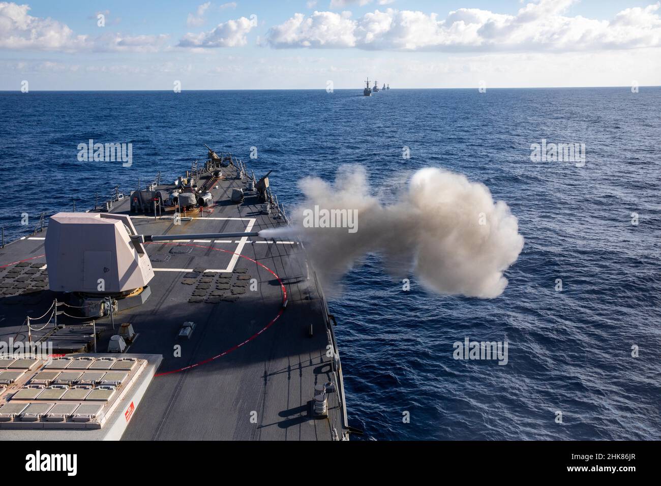 EASTERN ATLANTIC OCEAN (Jan. 3, 2022) The Arleigh Burke-class guided ...