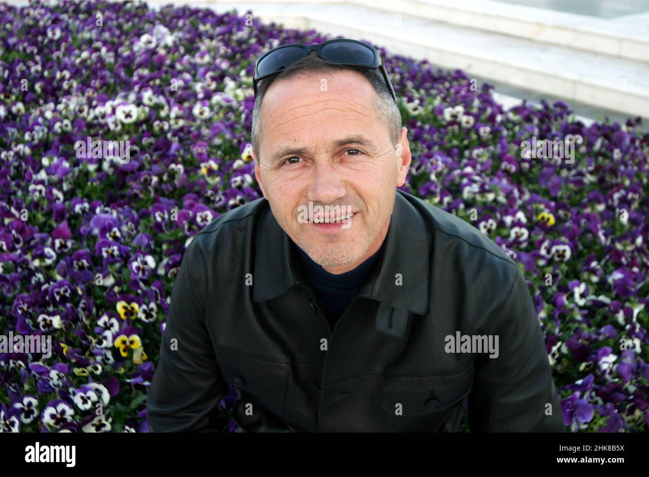 ISTANBUL, TURKEY - APRIL 25: Famous Serbian former football player and manager Cevad Prekazi portrait on April 25, 2006 in Istanbul, Turkey. He spent the majority of his professional career with Galatasaray. Stock Photo