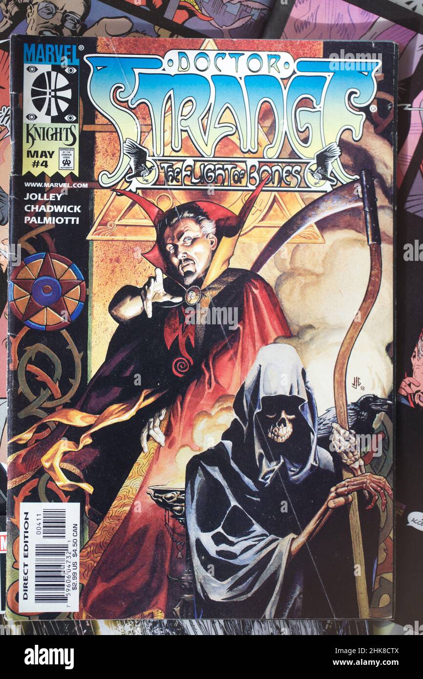 Doctor Strange comic book cover Stock Photo