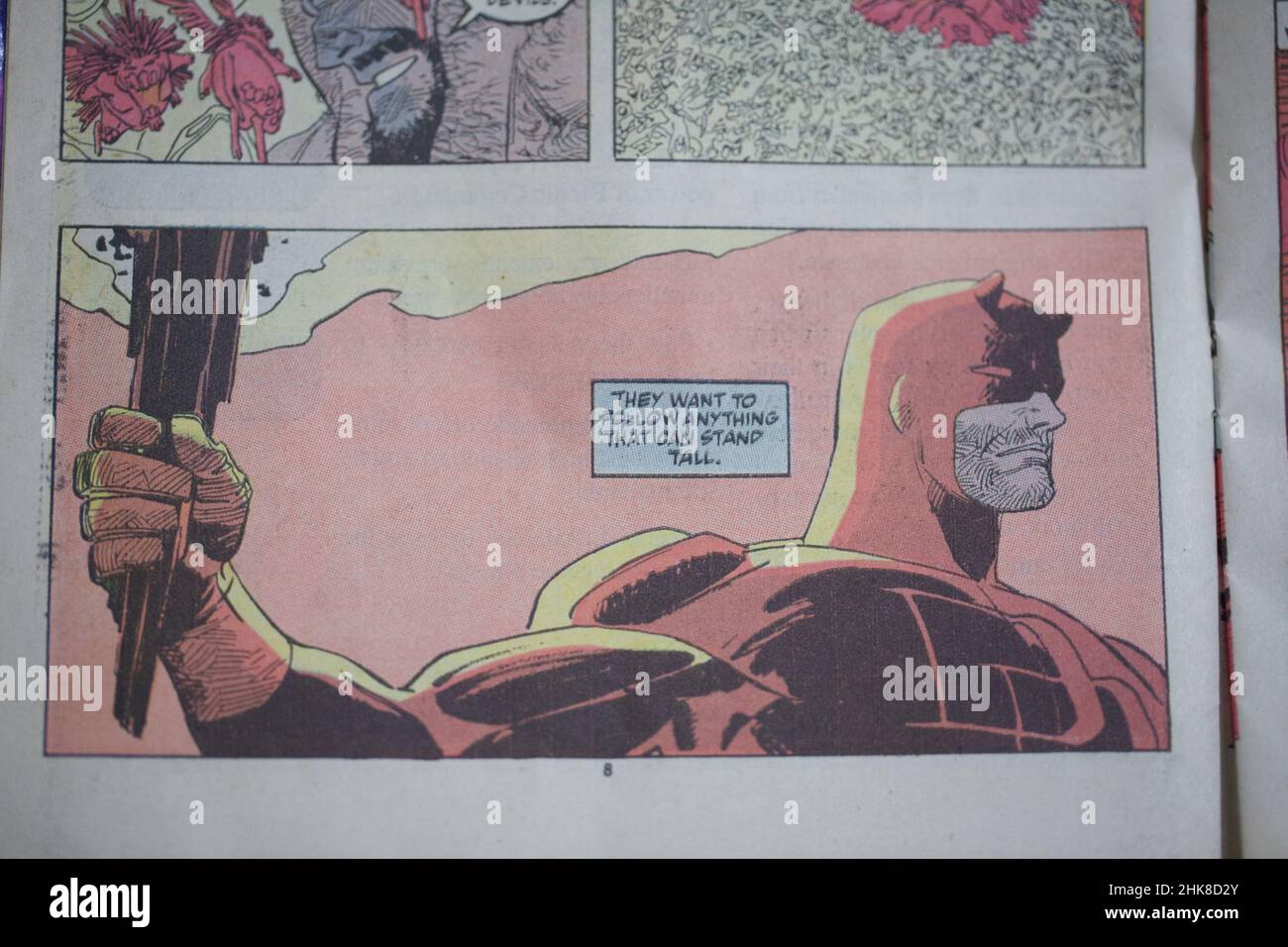 Daredevil comic book Stock Photo