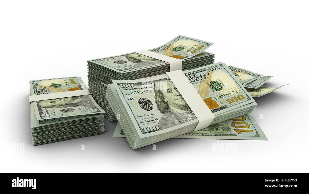 Stacks 100 us dollars hi-res stock photography and images - Alamy