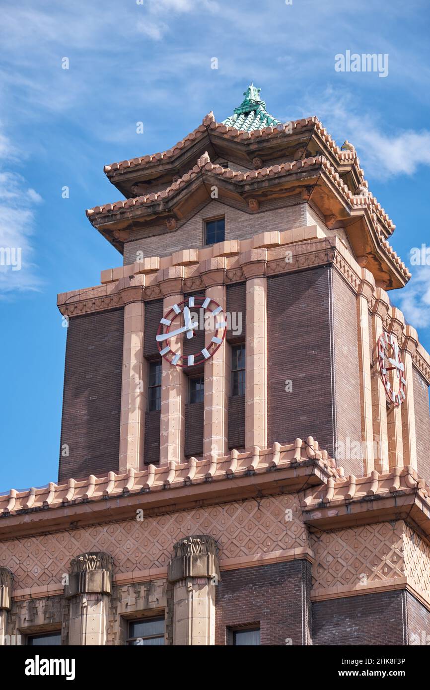 Nagoya City Hall (Nagoya Shiyakusho) designed in the Imperial Crown