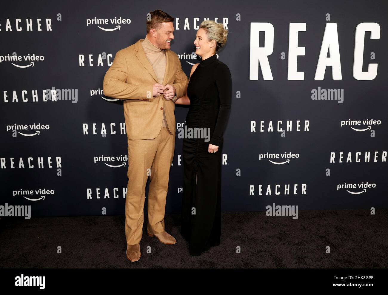 Alan ritchson and catherine ritchson hi-res stock photography and ...