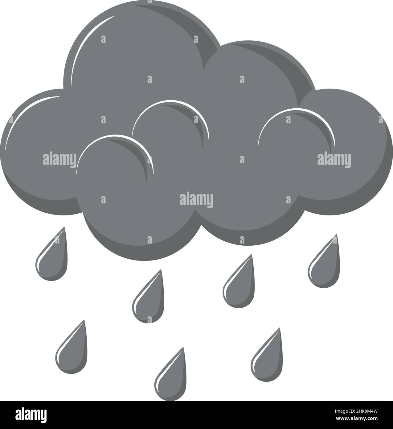 cloud and rain Stock Vector Image & Art - Alamy