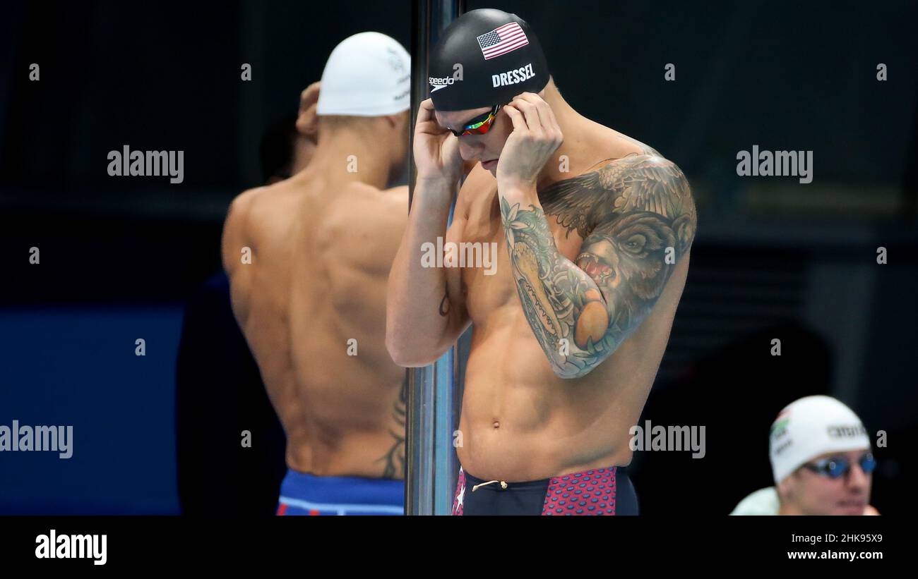 JULY 26th, 2021 - TOKYO, JAPAN: Caeleb Dressel and team USA in action ...