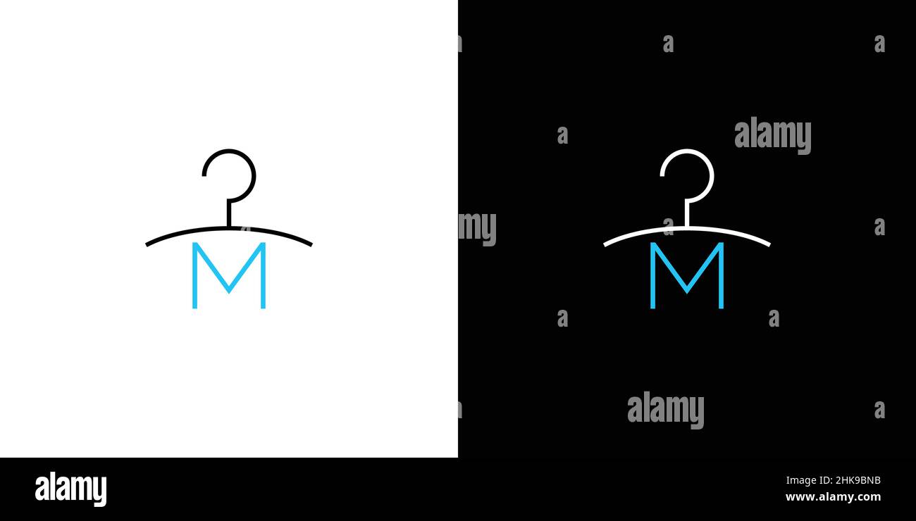 simple and modern laundry logo design Stock Vector