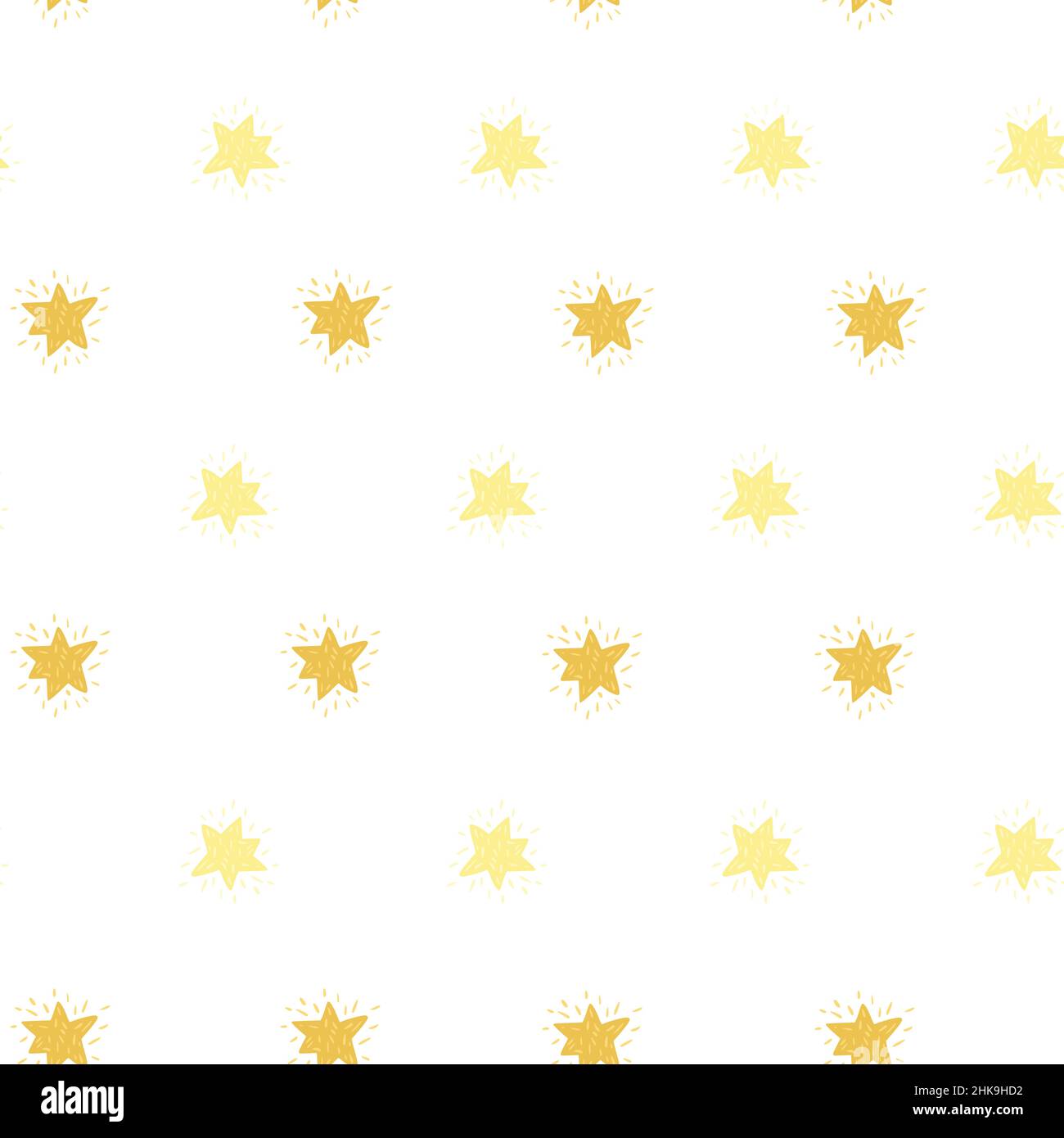 Stars seamless pattern. Cute festive background. Repeated texture in ...