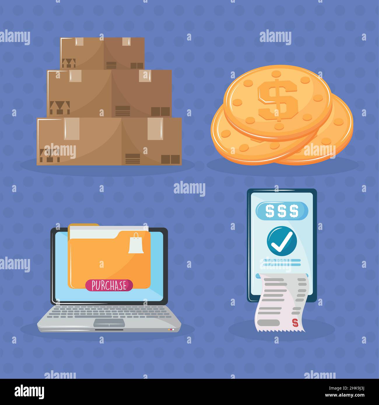 icons online purchases Stock Vector Image & Art Alamy
