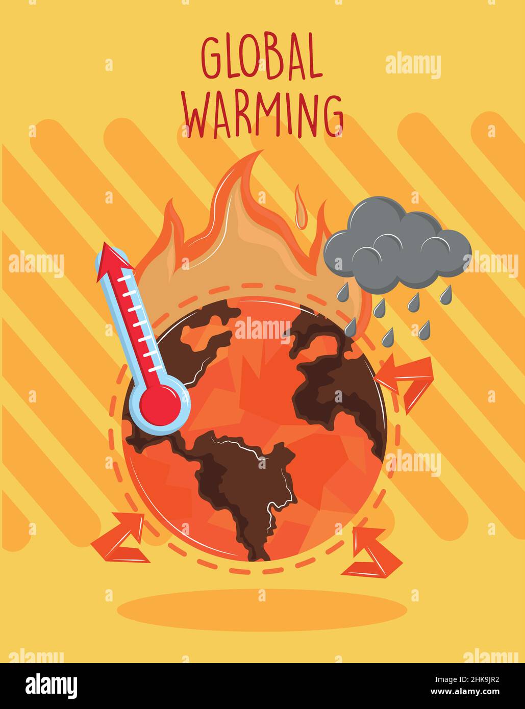 global warming poster Stock Vector Image & Art - Alamy