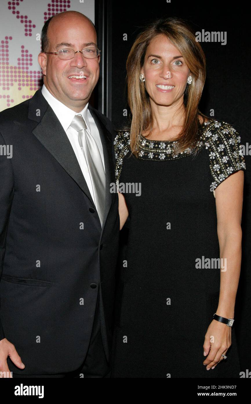 File photo dated October 29, 2008 of then NBC Universal CEO Jeff Zucker and his wife Caryn attend the FIAF 2008 Trophee des Arts Gala in New York City, NY, USA. CNN president Jeff Zucker has resigned from the network after failing to disclose a romantic relationship with a senior executive. The 56-year-old Mr Zucker said in a memo to colleagues that he was 'wrong' to not report the relationship as required. The relationship was discovered during an investigation into the conduct of fired CNN anchor Chris Cuomo. Photo by Aton Pak/ABACAPRESS.COM Stock Photo