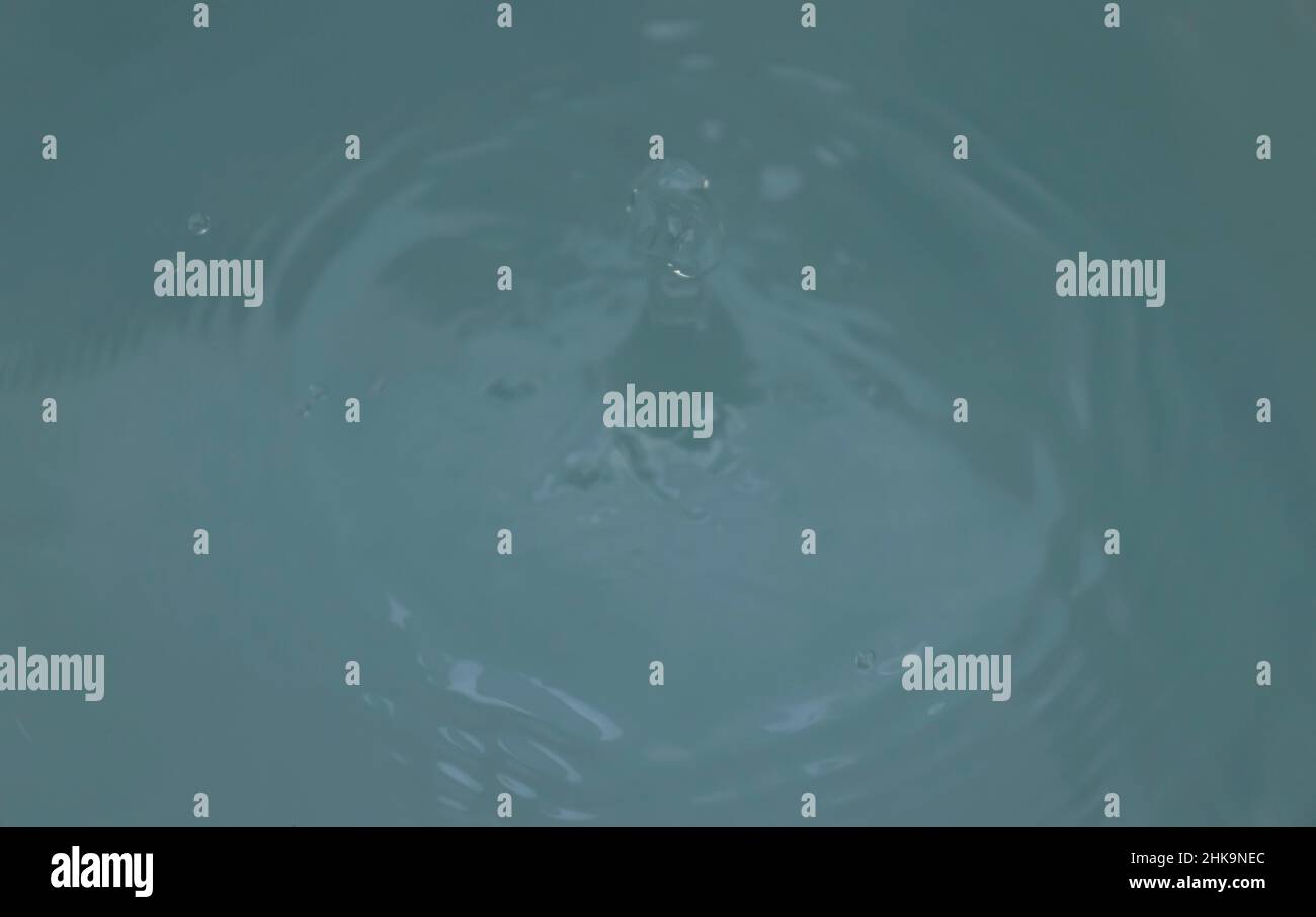 Blurred water droplets. Pure water. With a background of water Stock Photo