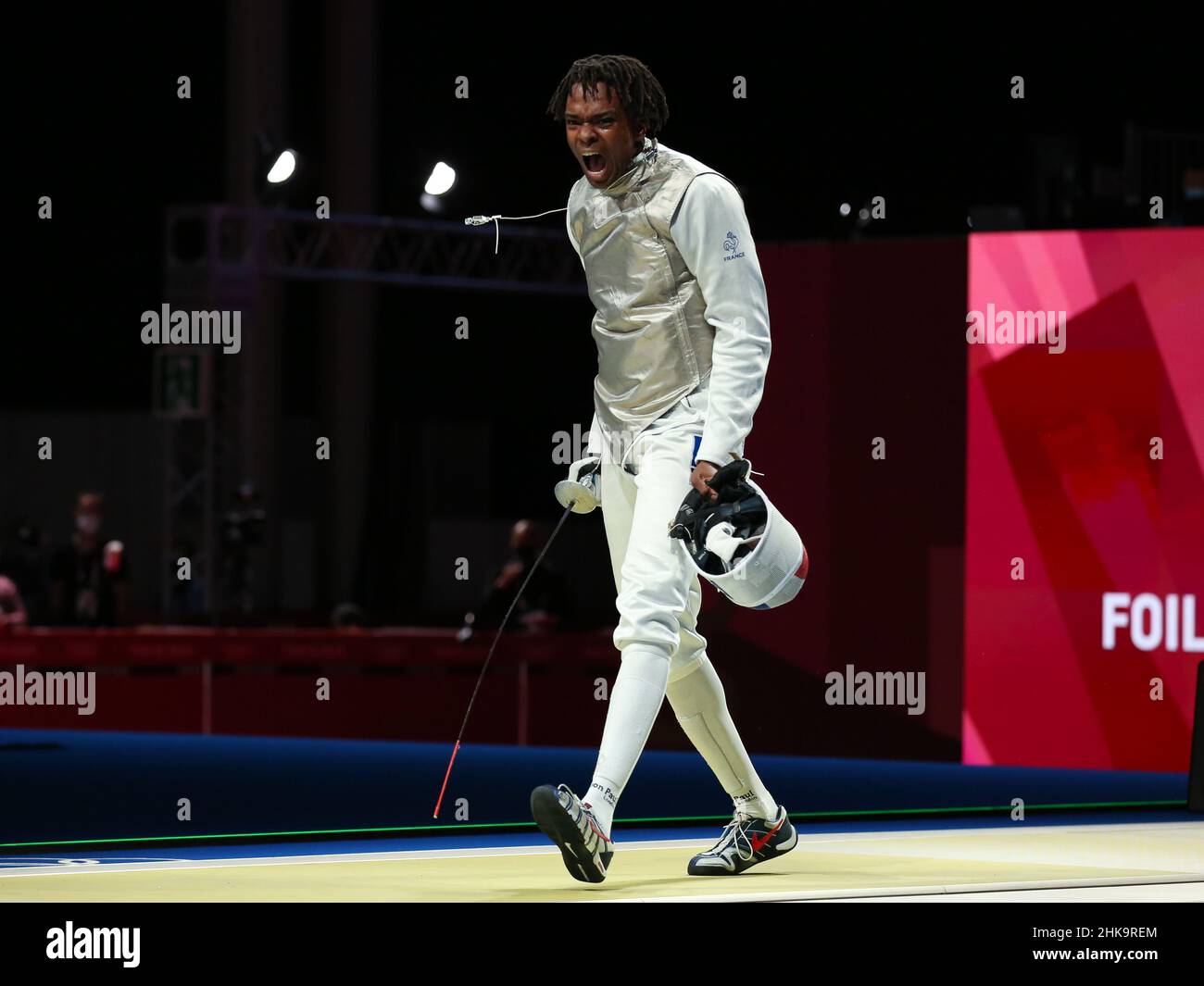 JULY 26th, 2021 - CHIBA, JAPAN: Enzo Lefort of France reacts to ...