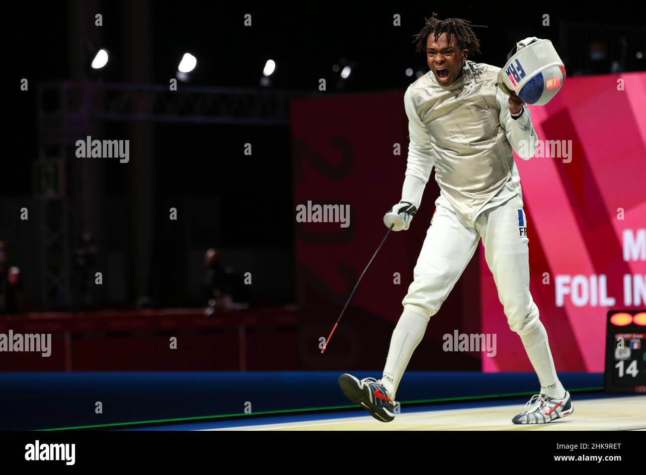 JULY 26th, 2021 - CHIBA, JAPAN: Enzo Lefort of France reacts to ...
