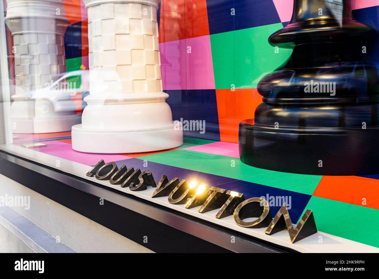 Louis Vuitton shop, Luxembourg City Stock Photo - Alamy