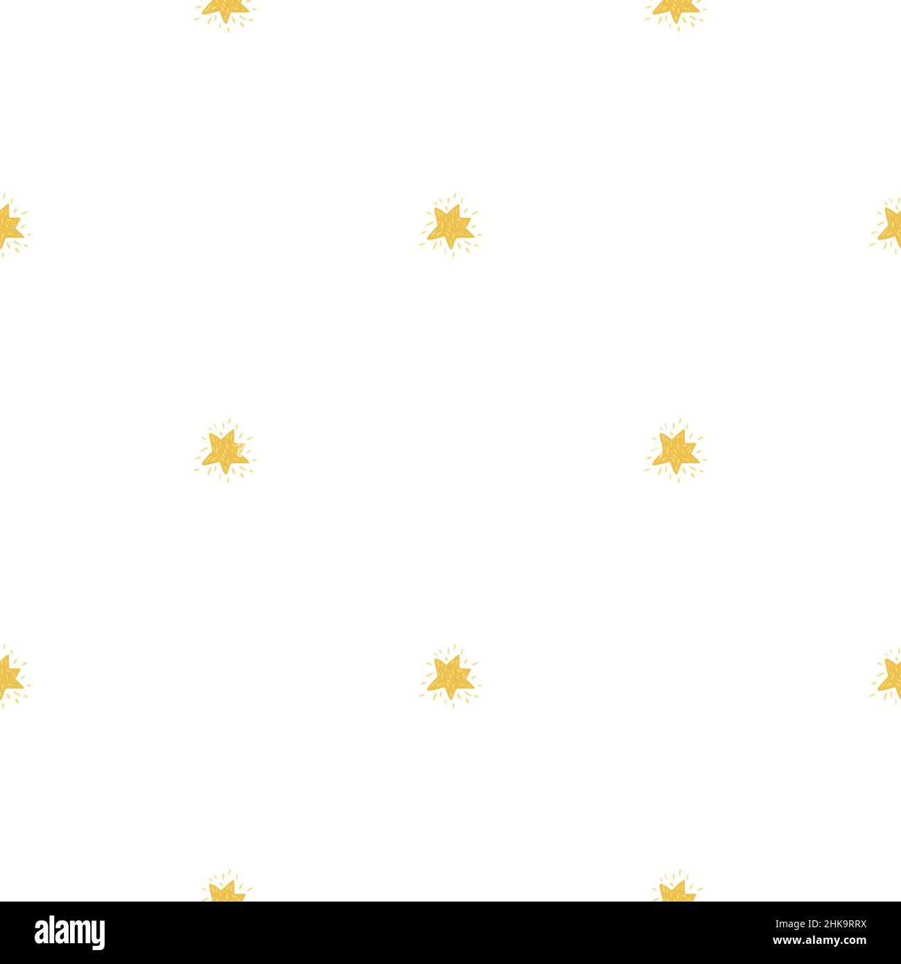 Stars seamless pattern. Cute festive background. Repeated texture in ...