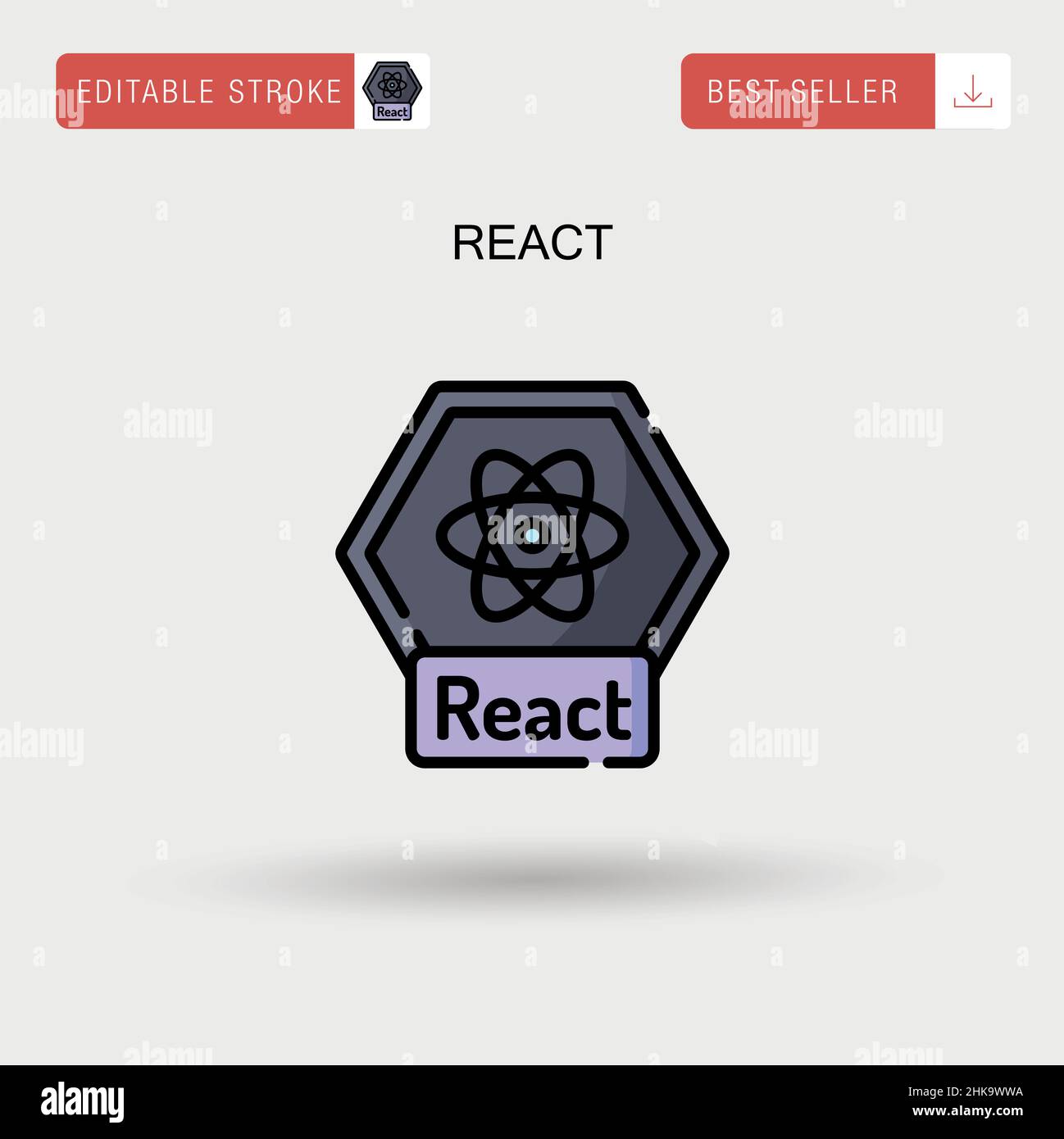 React js background Stock Vector Images - Alamy