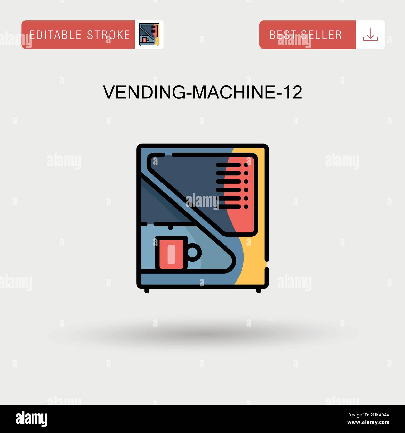 Shopping candy vending machine in a cartoon Stock Vector Image & Art ...