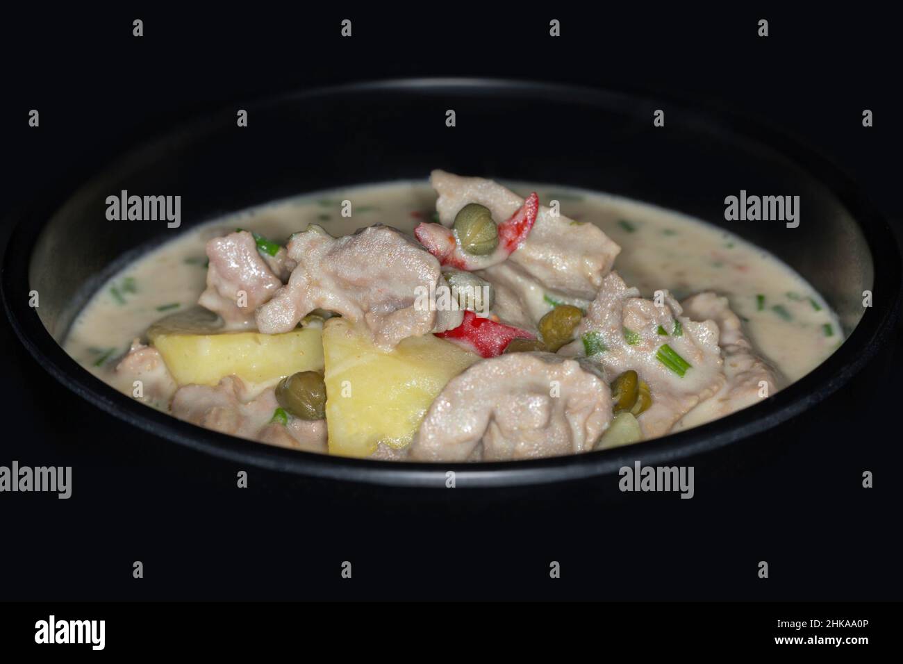 Veal stew Stock Photo