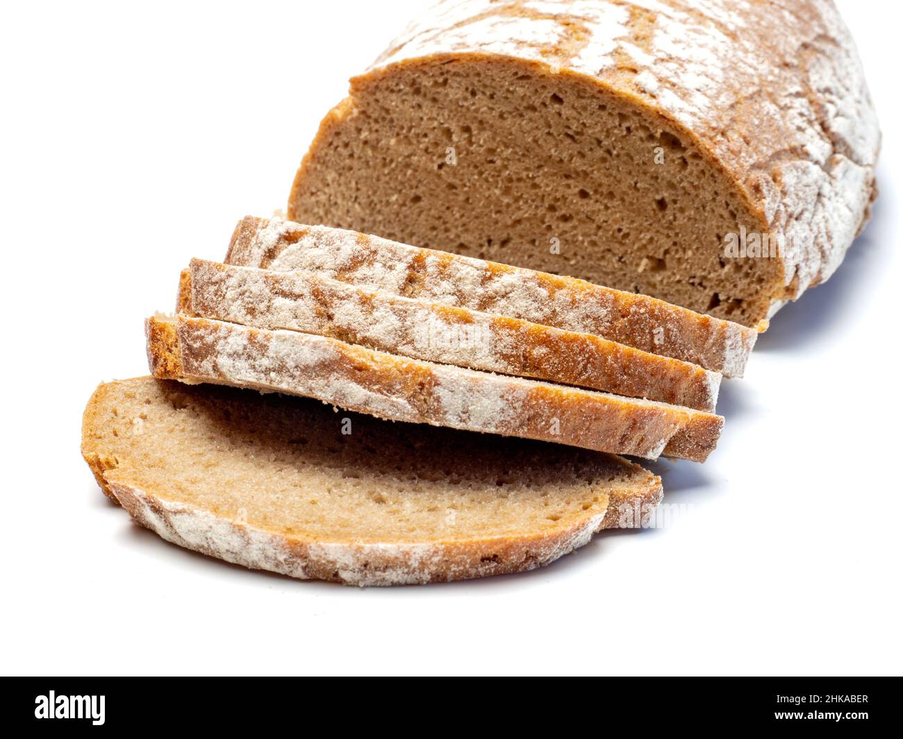 Bread isolated on white background Stock Photo - Alamy