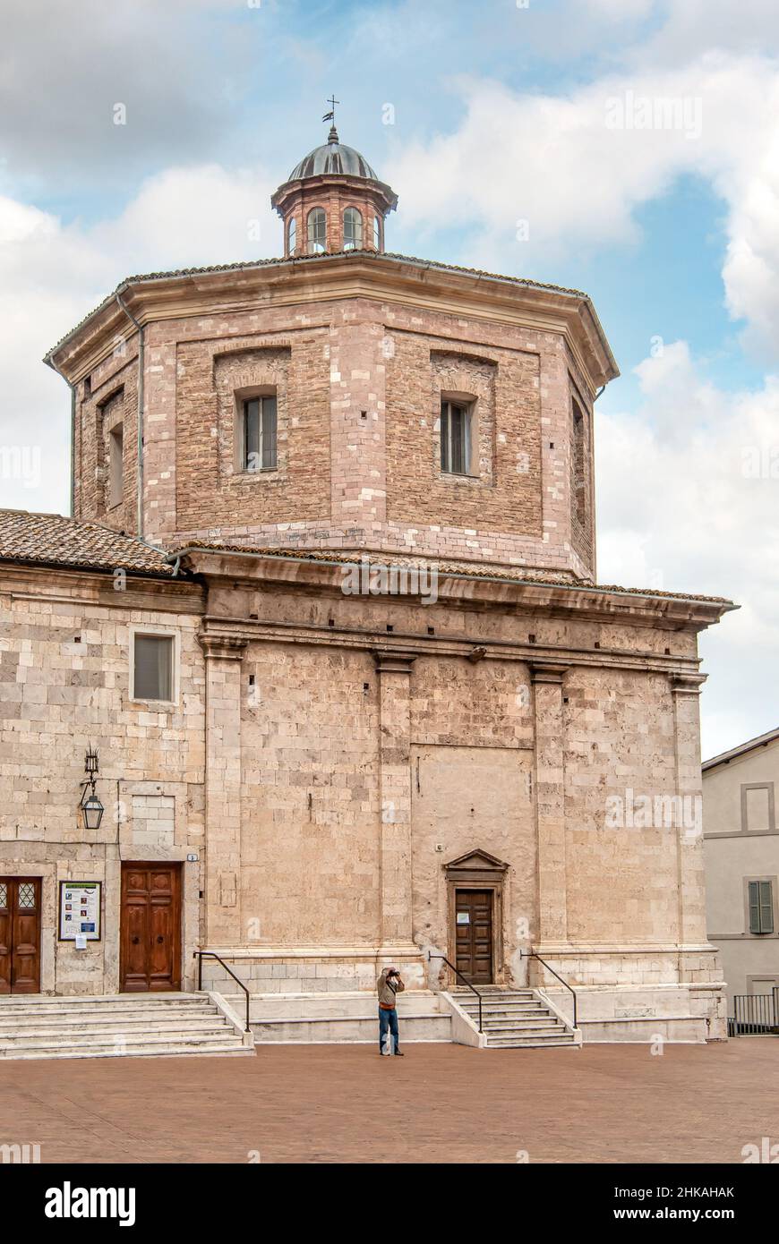 Caio Melisso opera house in Spoleto, Umbria, Italy Stock Photo