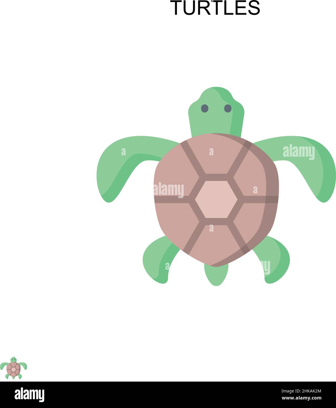 Sea turtles Stock Vector Images - Alamy