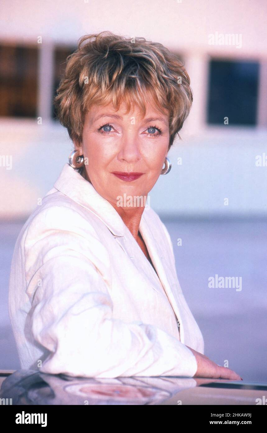 Gila von Weitershausen, deutsche Schauspielerin, in der Folge 'Kalte Herzen' der Krimiserie 'Tatort', Deutschland 1999. Stock Photo