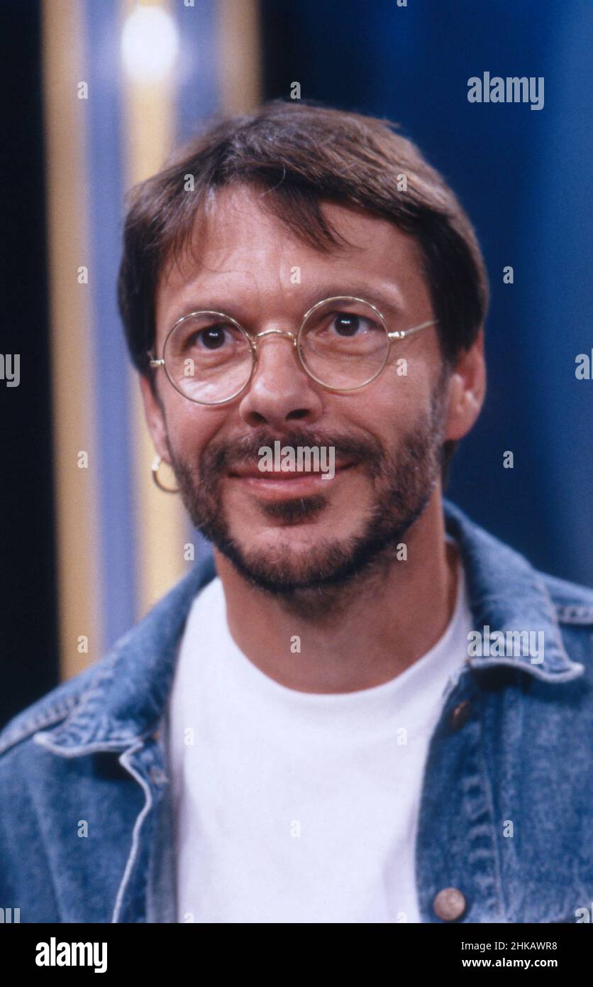 Reinhard Mey, Deutscher Liedermacher, Deutschland 1992 Stock Photo - Alamy