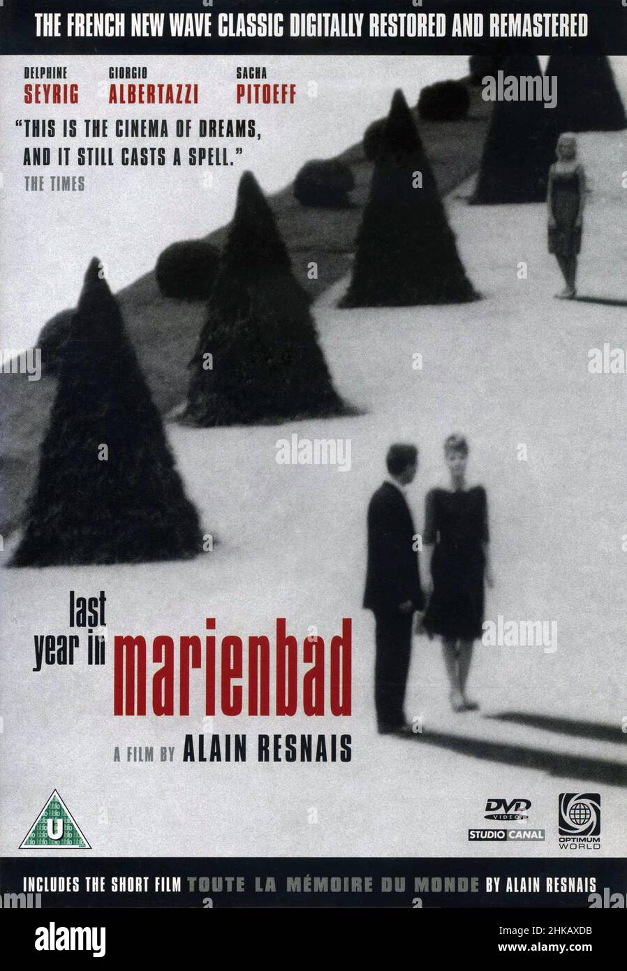 DVD Cover. 'Last Year in Marienbad'. Alain Resnais. Stock Photo