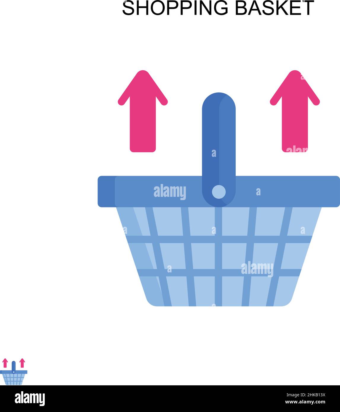 Shopping Basket Market Isolated Icon Flat Design Royalty Free SVG,  Cliparts, Vectors, and Stock Illustration. Image 61125486.