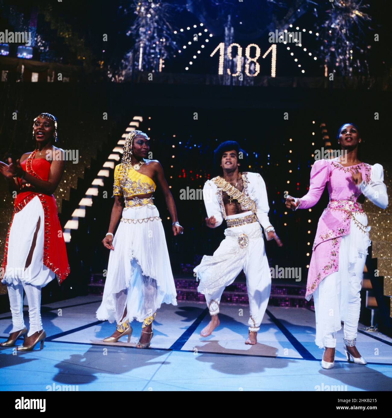 George Reyam BONEY M, gegründet von Produzent Frank Farian, eine bekannte Popgruppe ...