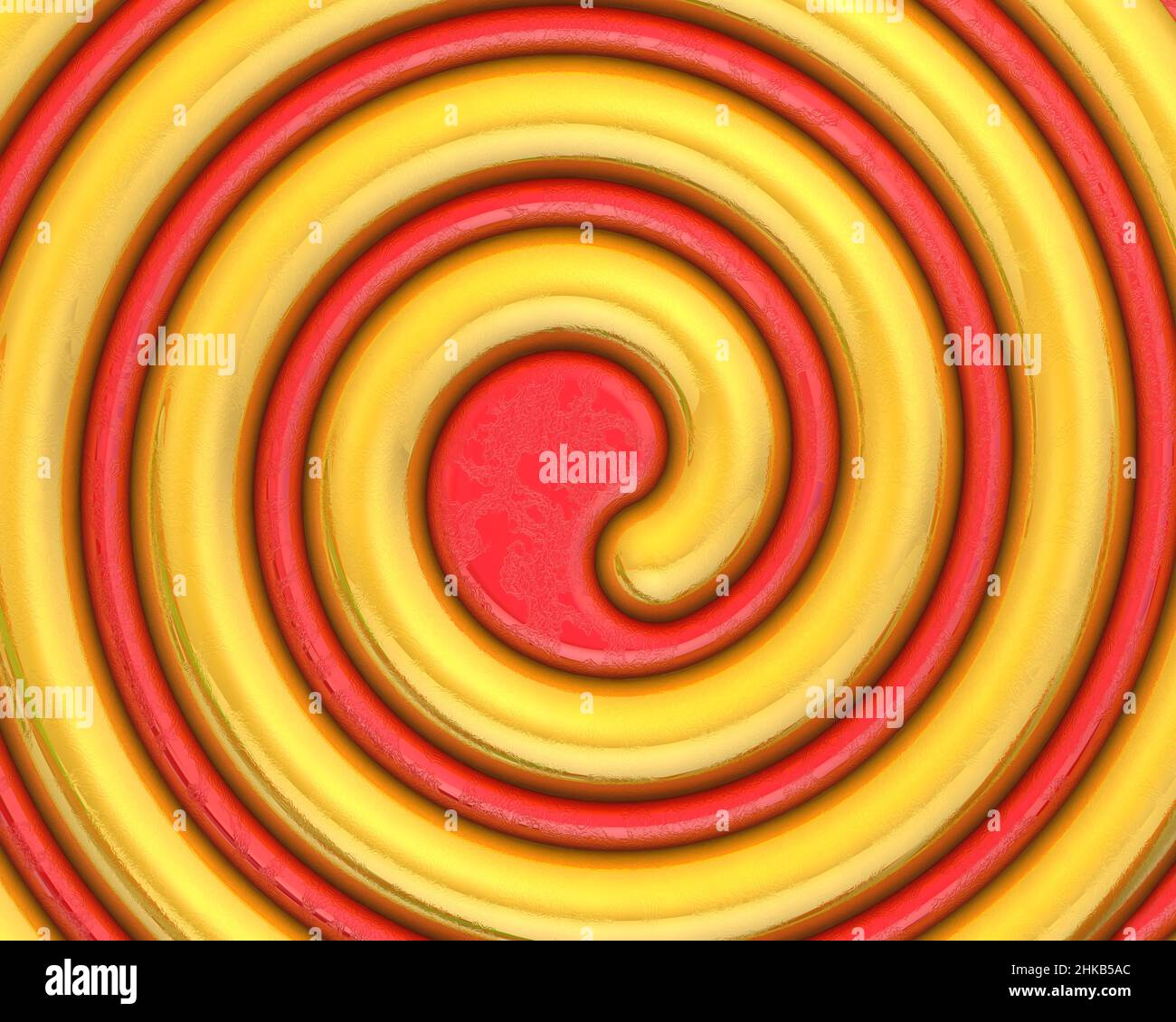 Red and yellow spiral background. Candy sweet spiral abstract ...