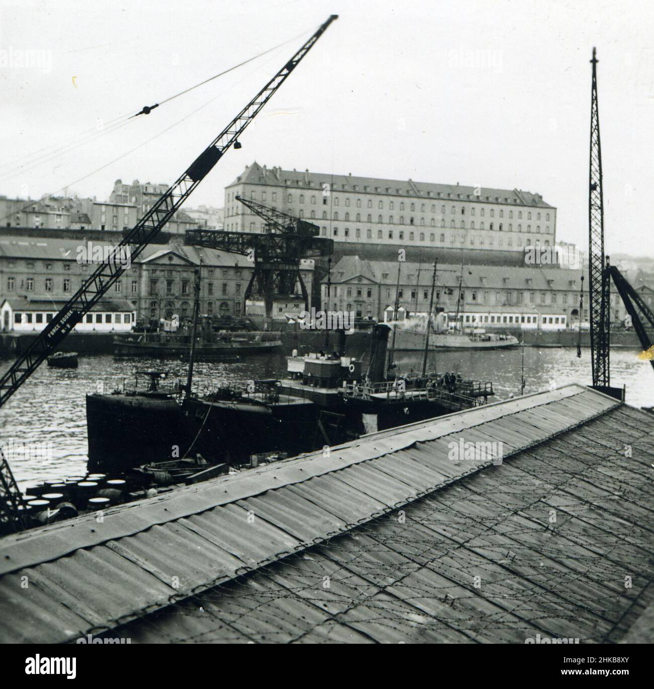 WWII WW2 german soldiers invades France 9 september 1940, Cherbourg (France Stock Photo Alamy