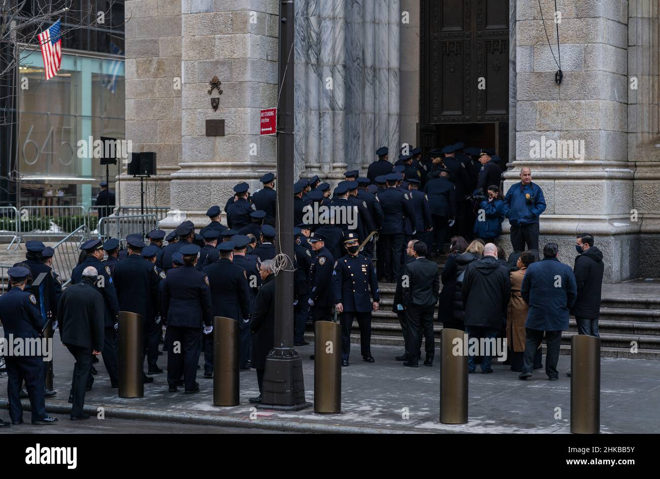 Funeral service for New York City Police officer Wilbert Mora was held