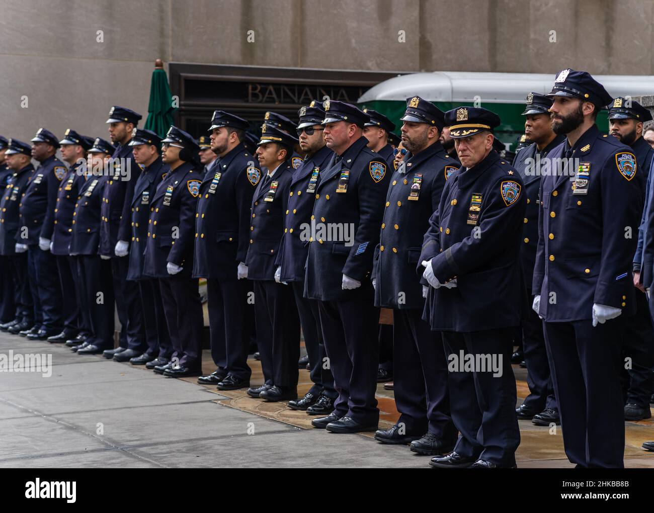Funeral service for New York City Police officer Wilbert Mora was held