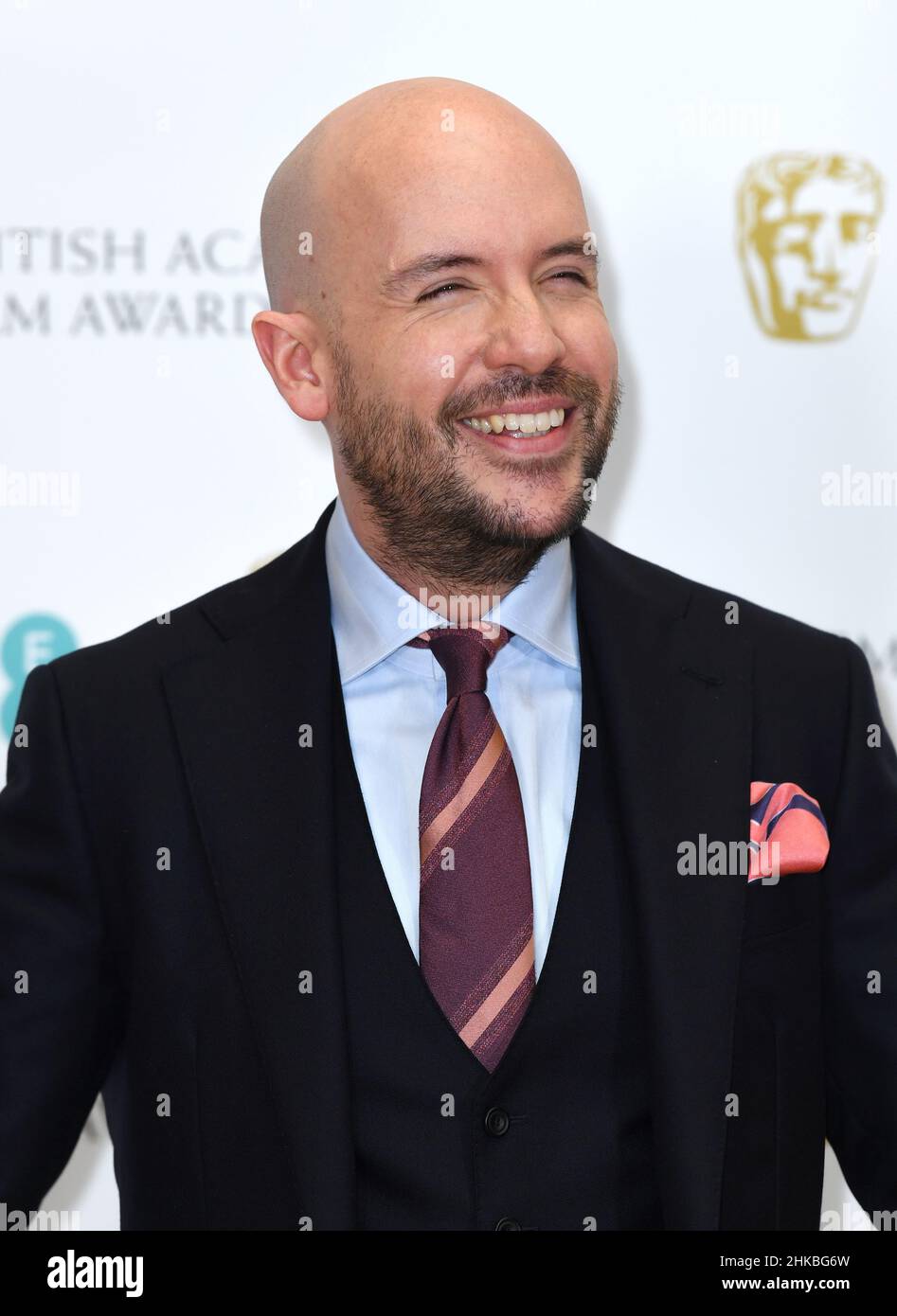 February 3rd, 2022. London, UK. Tom Allen attending the 2022 EE British