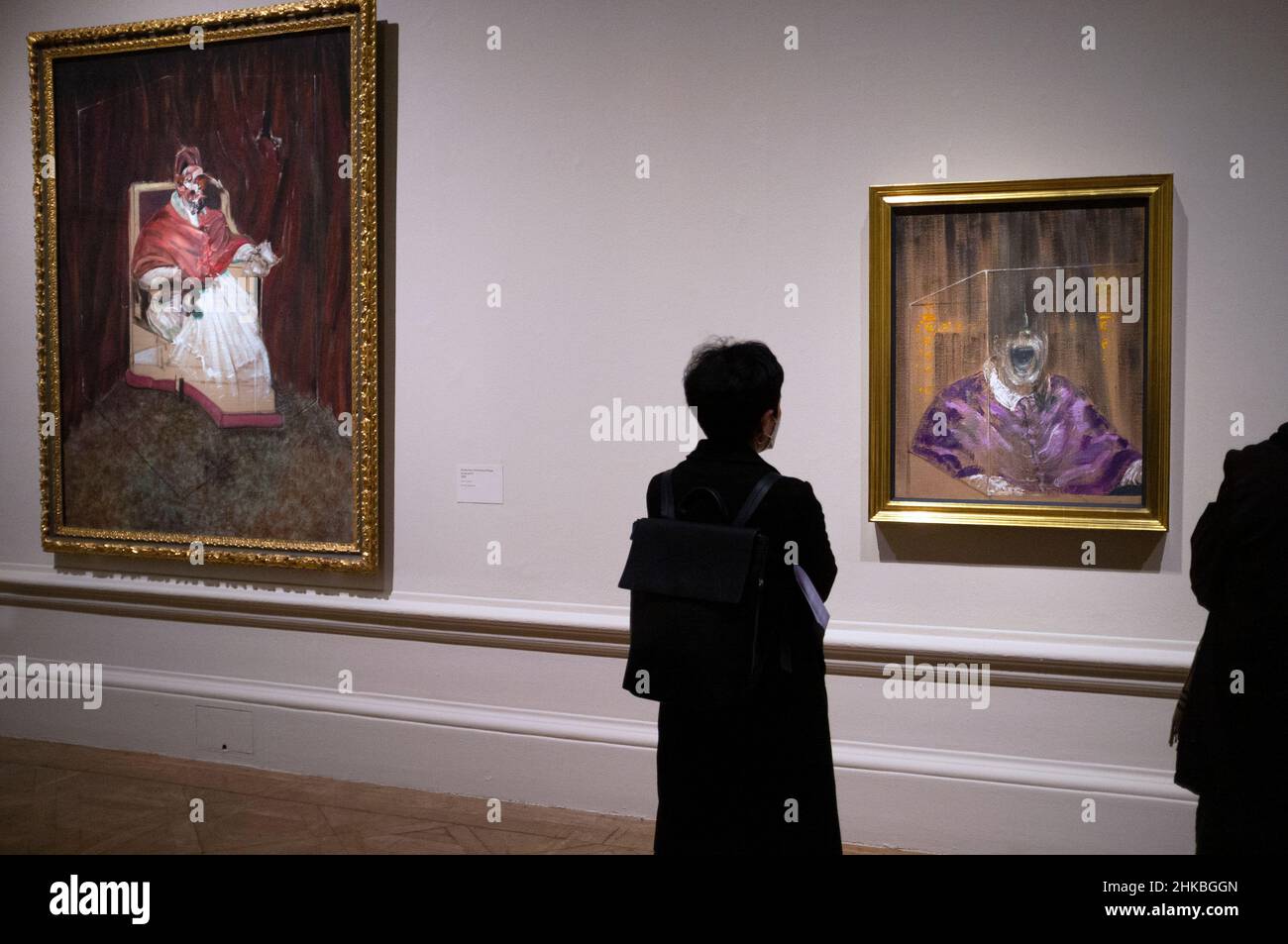 The Francis Bacon exhibition at The Royal Academy in London Stock Photo