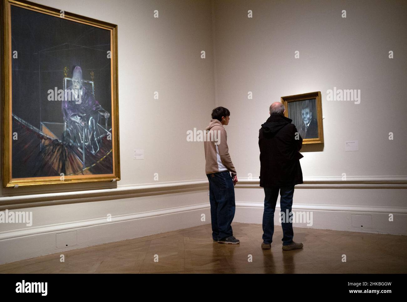 The Francis Bacon exhibition at The Royal Academy in London Stock Photo