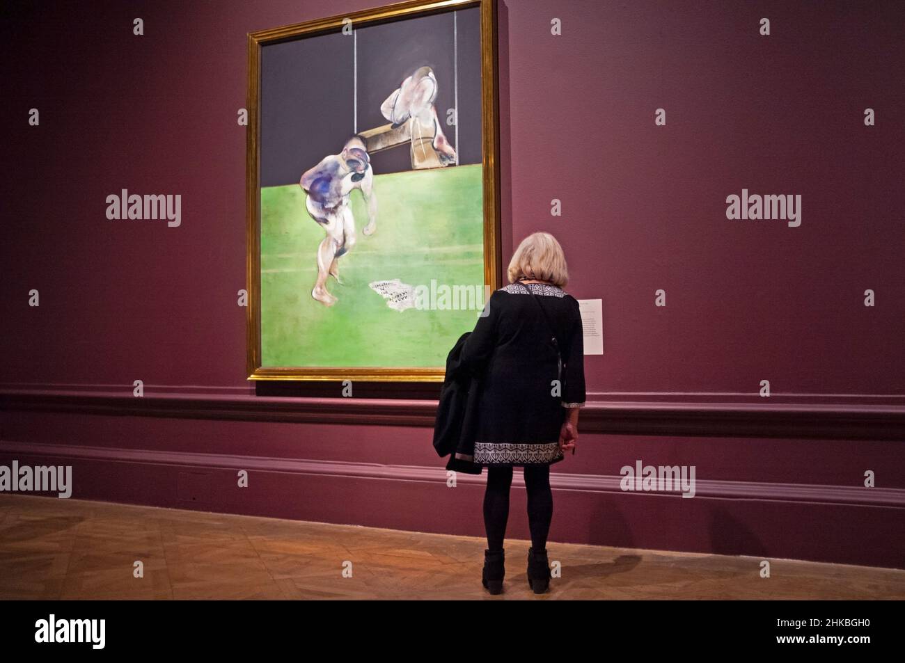 The Francis Bacon exhibition at The Royal Academy in London Stock Photo