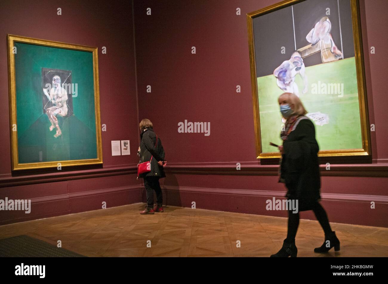 The Francis Bacon exhibition at The Royal Academy in London Stock Photo