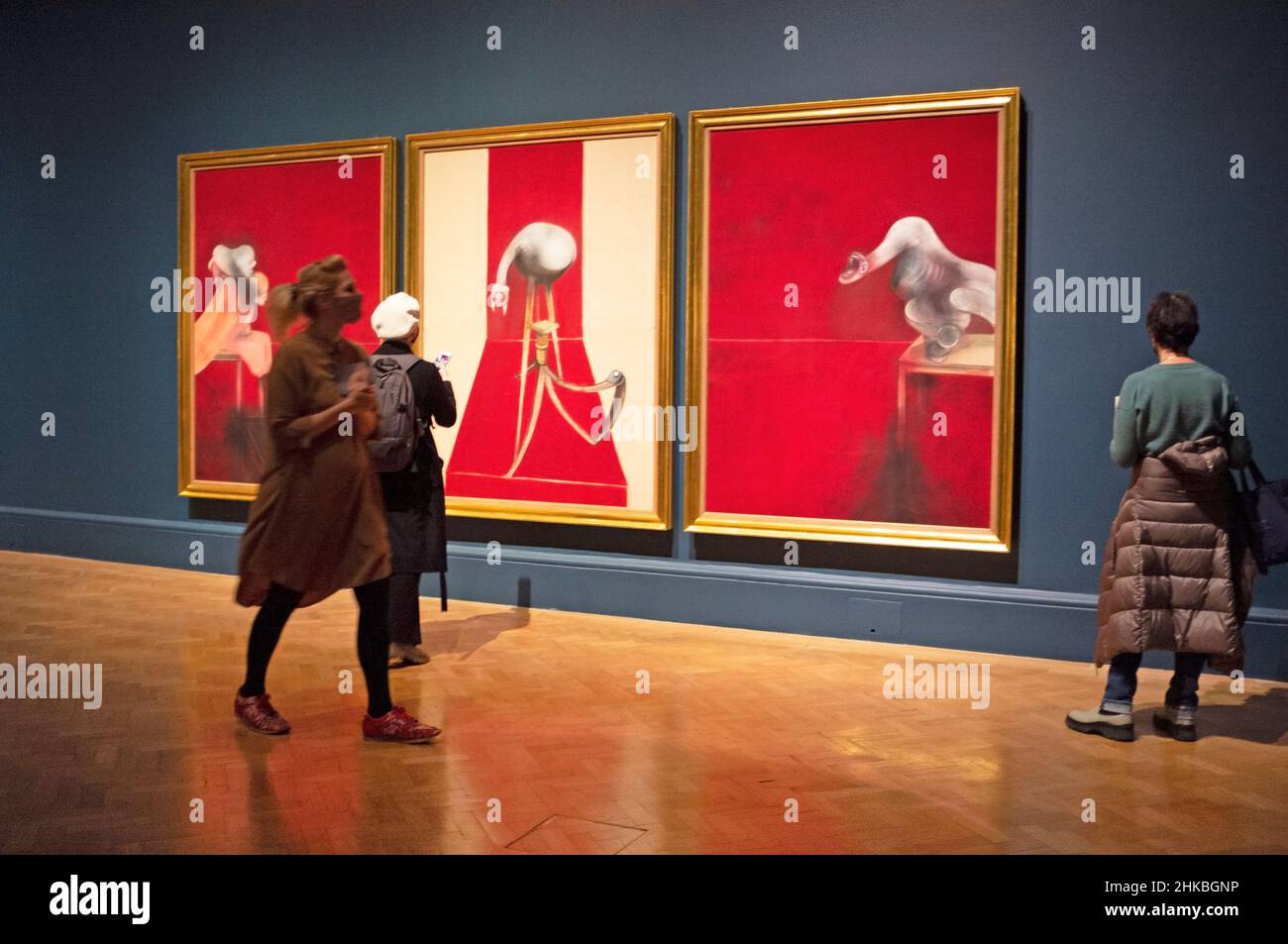 The Francis Bacon exhibition at The Royal Academy in London Stock Photo