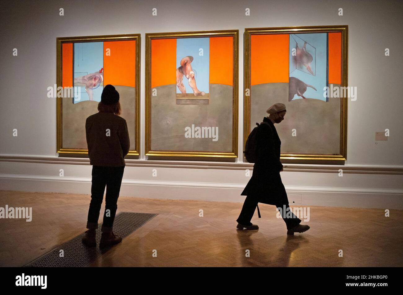 The Francis Bacon exhibition at The Royal Academy in London Stock Photo