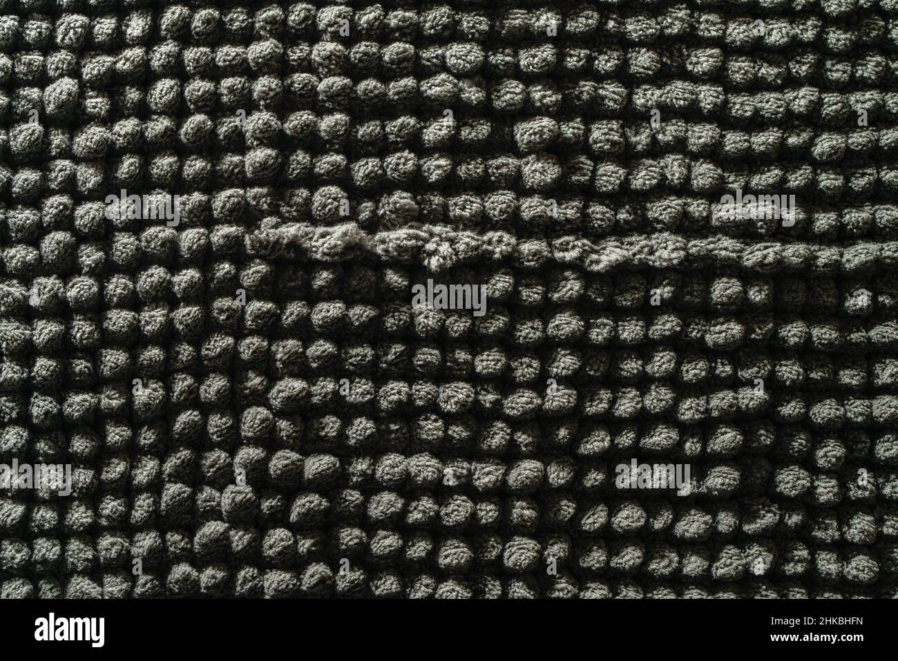 abstract background from gray fabric texture closeup Stock Photo