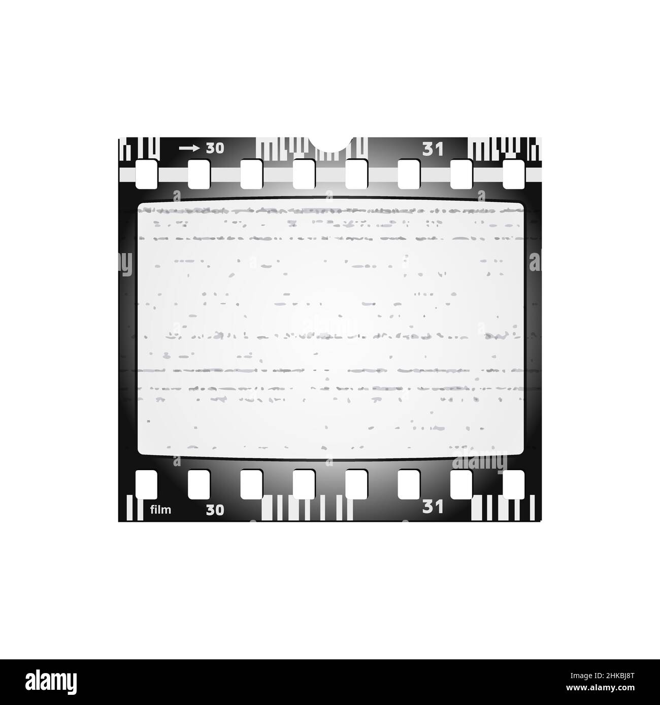 Retro film frame background with space for text Stock Vector