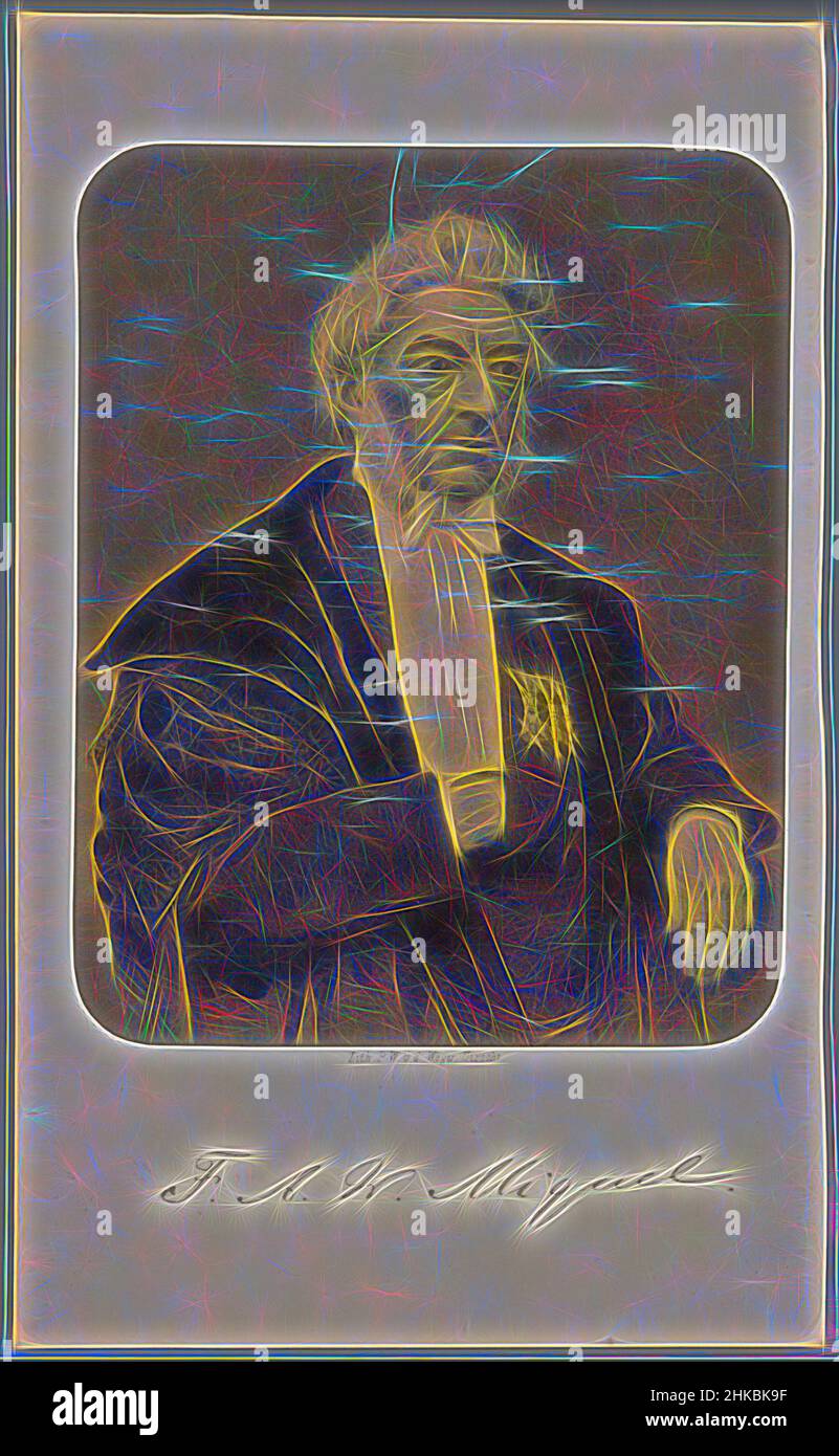 Inspired by Portrait of Professor F.A.W. Miquel, printer, Netherlands, printer Amsterdam, c