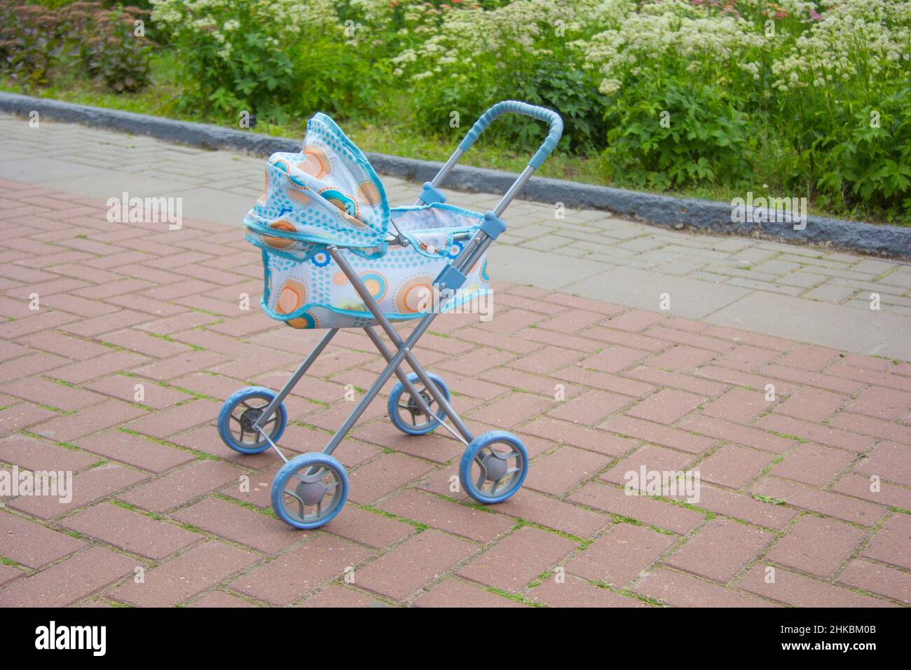 Blue toy stroller for boy online