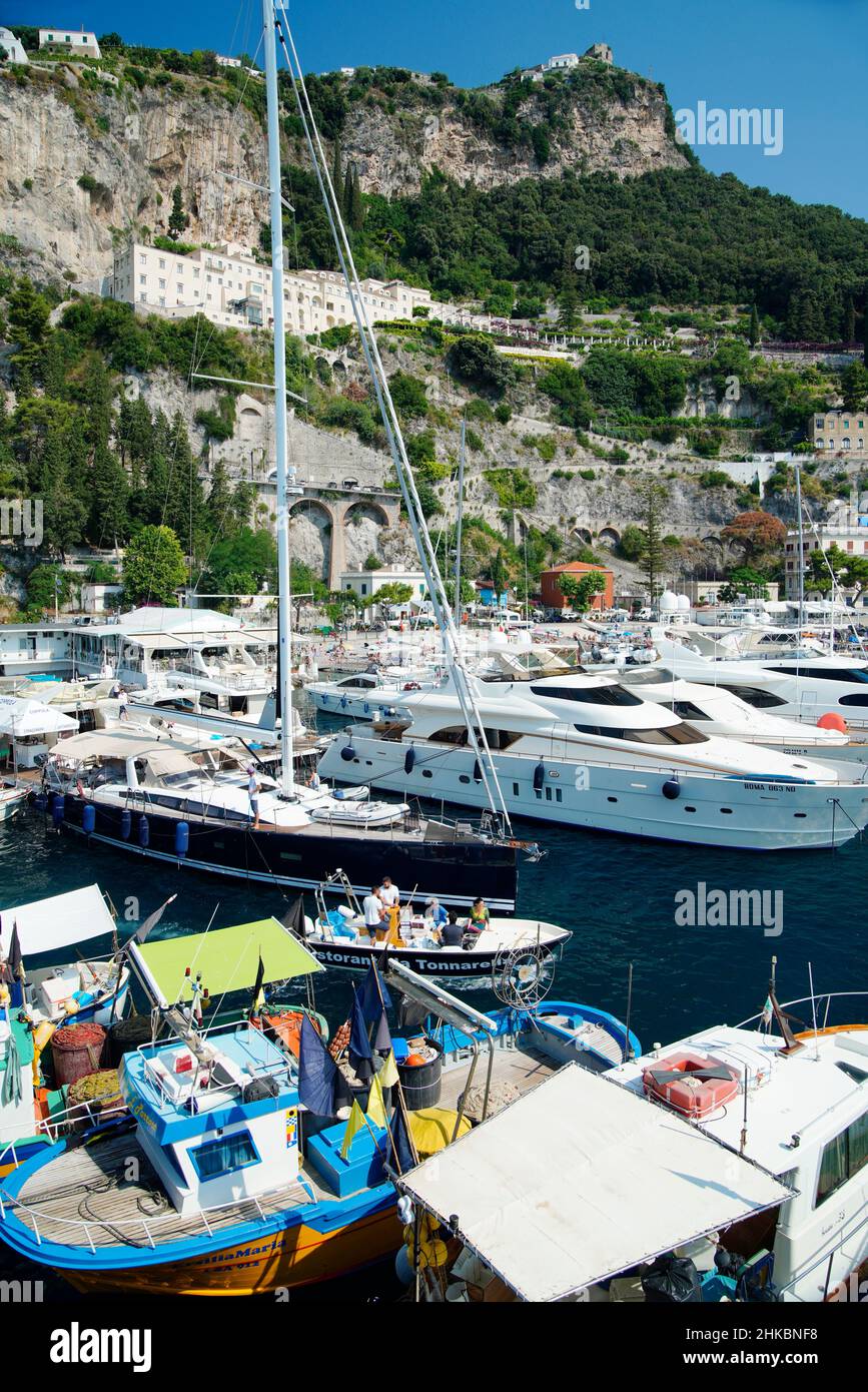 Marina,Amalfi,Campania,Italy,Europe Stock Photo