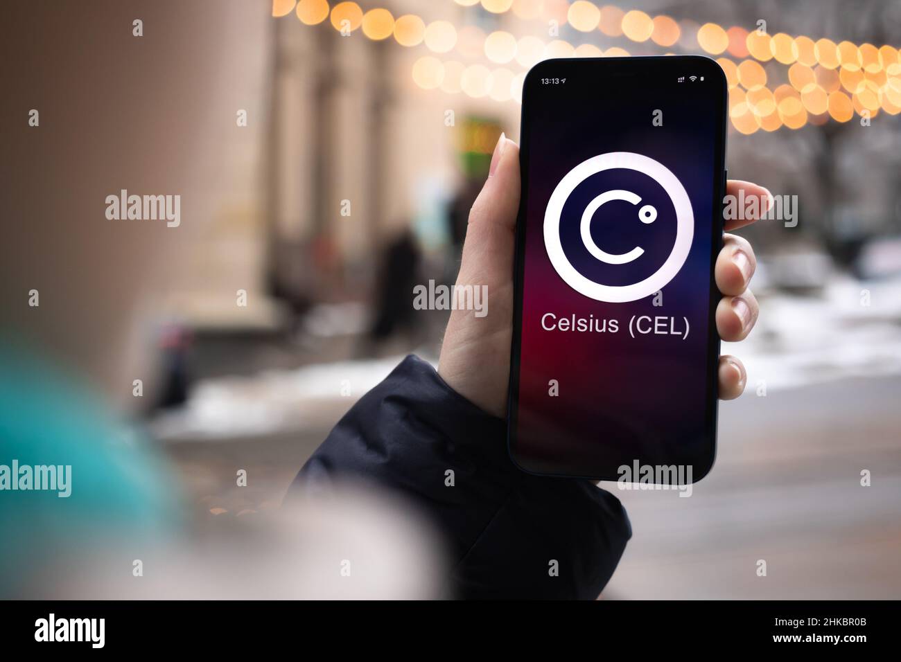 Celsius network crypto hi-res stock photography and images - Alamy